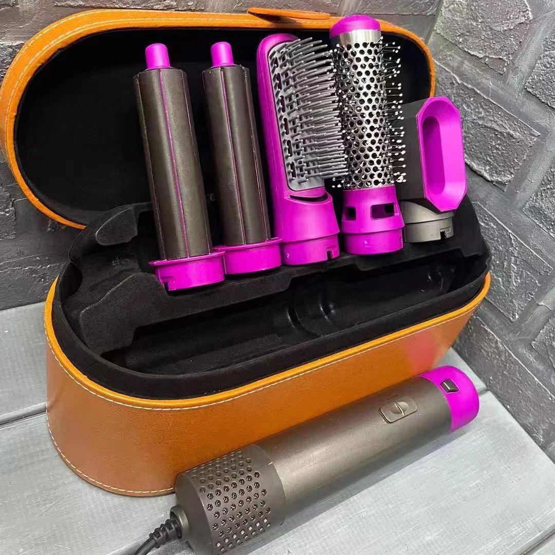 5 in 1 Hot Air Hair Curler Automatic Hair Straightener Styling Tools Ceramic Wave Hair Styles Magic Curling Iron Women Hair Comb Heating