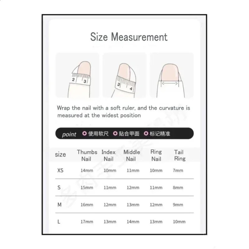 Pink Bow Handmade Wearable False Nails for Set Of Students Can Used Short T Easy Disassembly And Reuse Press On Nails Patch 240810