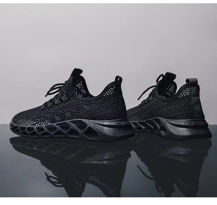 Ddmysports Men S New Black Mesh Sports Youth Breathable And Casual For Summer Men Running Shoes Trendy Outdoor Shoes