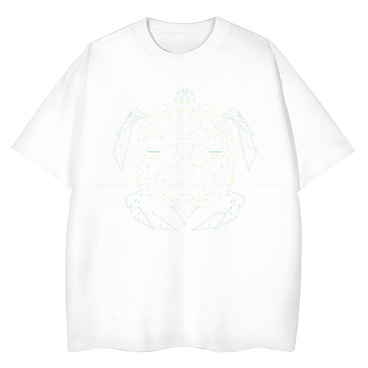 Popular Mens T Shirts tortoise Breathable Crew Neck Street wear Hip Hop Plus Size Custom 230g 100% Cotton Tshirt for Man Woman 2024 DIY Tees