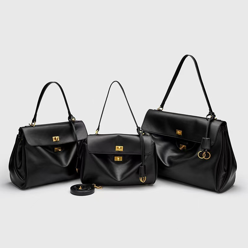 Rodeo Top Handle Bags Genuine Leather Totes Designer Handbag Women Large Capacity Satchel Shoulder Crossbody Bag Brand Fashion New Woman Underarm Bag