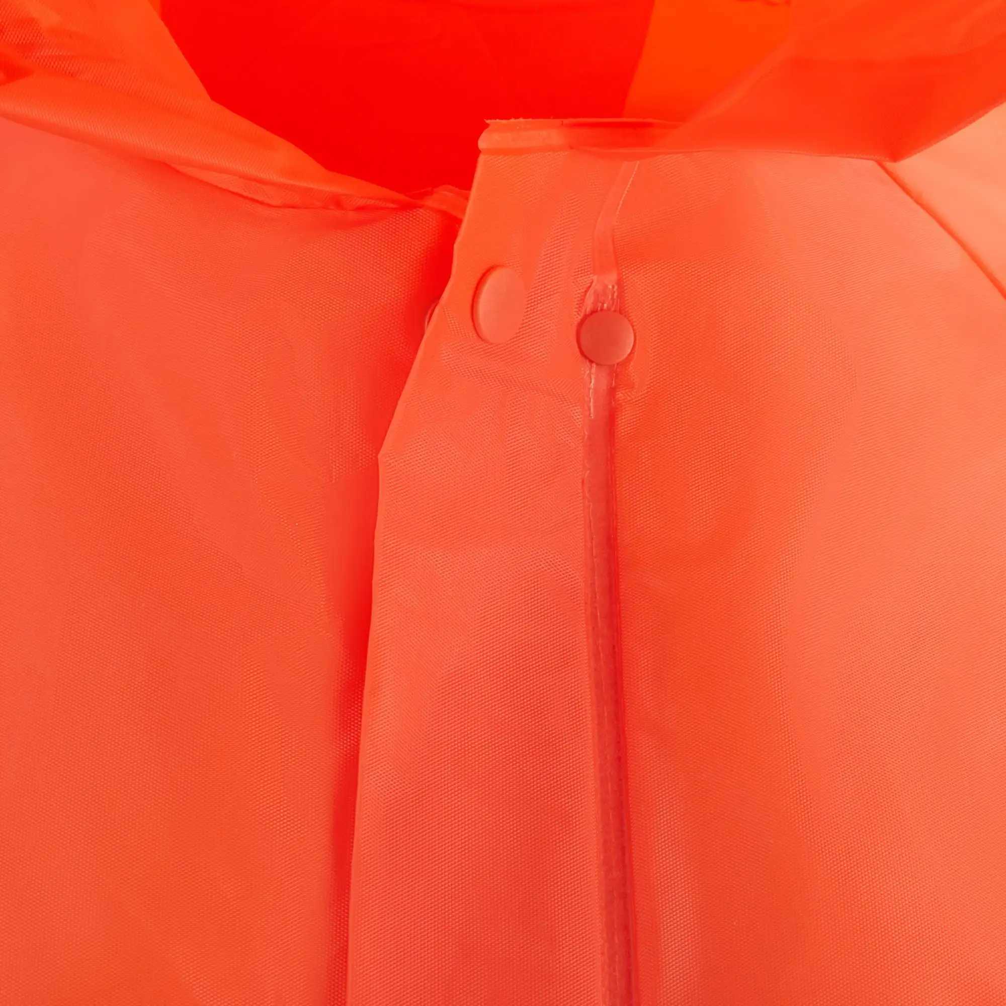 Youth Child Eva Rainwear Jacket Small Medium Orange An attached hood for added protection keep children dry Y240810