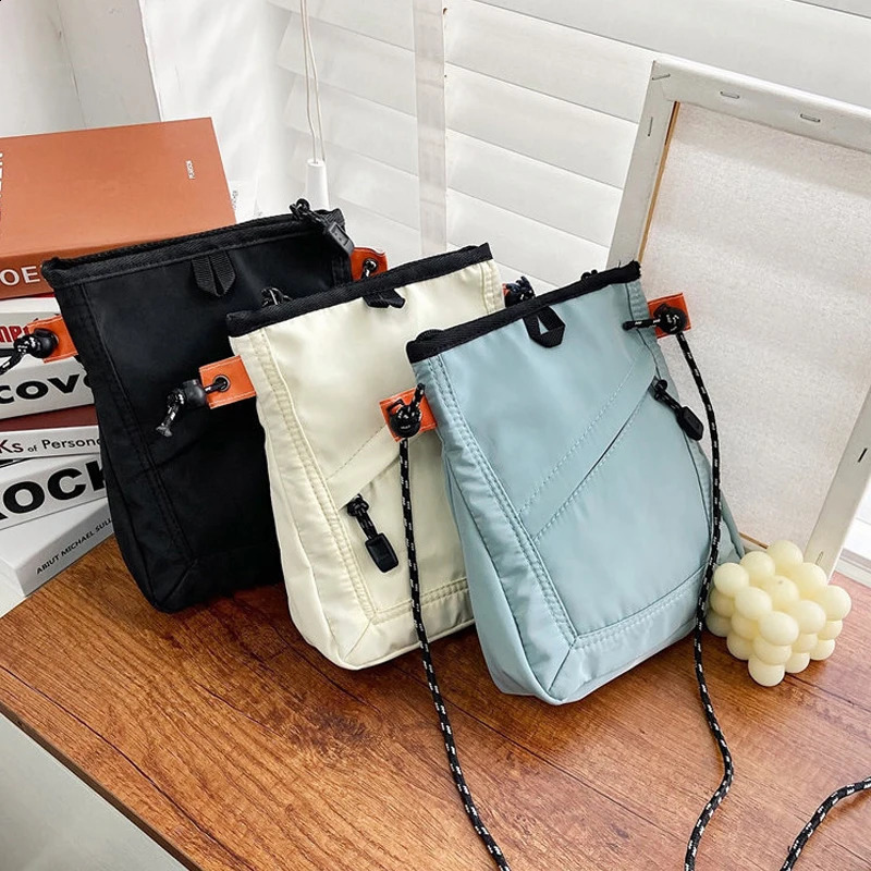 Mini Waterproof Messenger Bag Square Mobile Phone Casual Unisex Travel Handbag Shoulder Bags 240812