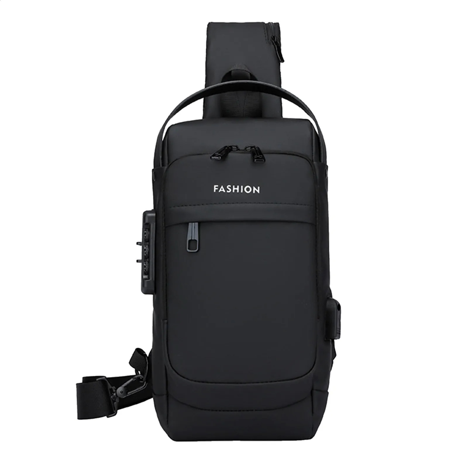 Womens shoulder bag luggage password lock data cable outdoor sports 240813