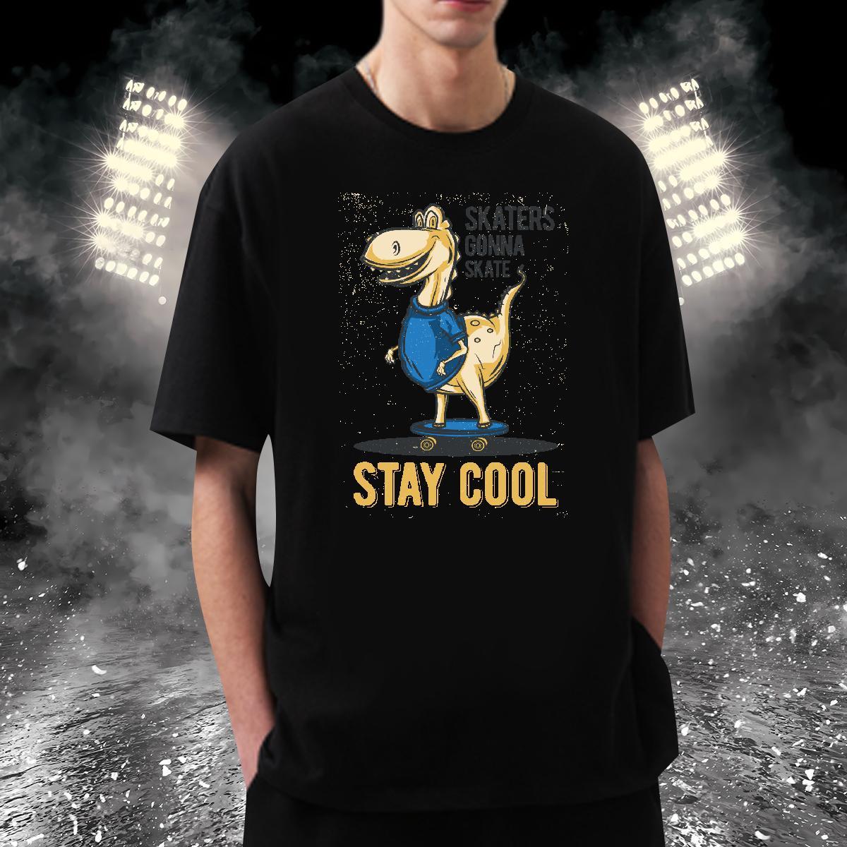 Fashion Design Men Clothes T-Shirt dinosaur Casual Beach 100% Cotton 230g Top Tees Breathable Short Sleeve Free Shipping T shirt DIY Logo Oversized