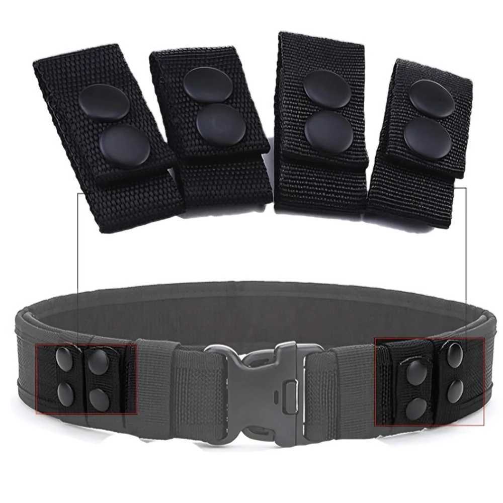 4pcs Multi purpose Belts - Double buckle broadband for outdoor sports adjustable and durable suitable for camping hiking shooting W240807