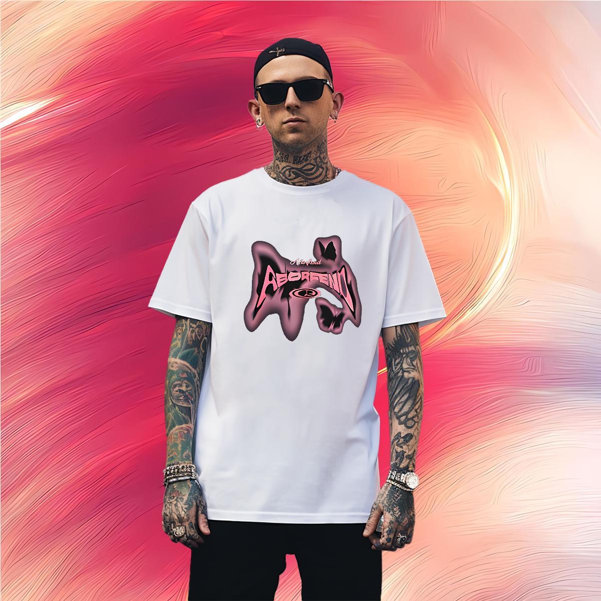 Popular letter T-Shirts Street Casual Men Tees 100% Cotton 230g Classic Casual Crew Neck DIY Anime Tees Shirts
