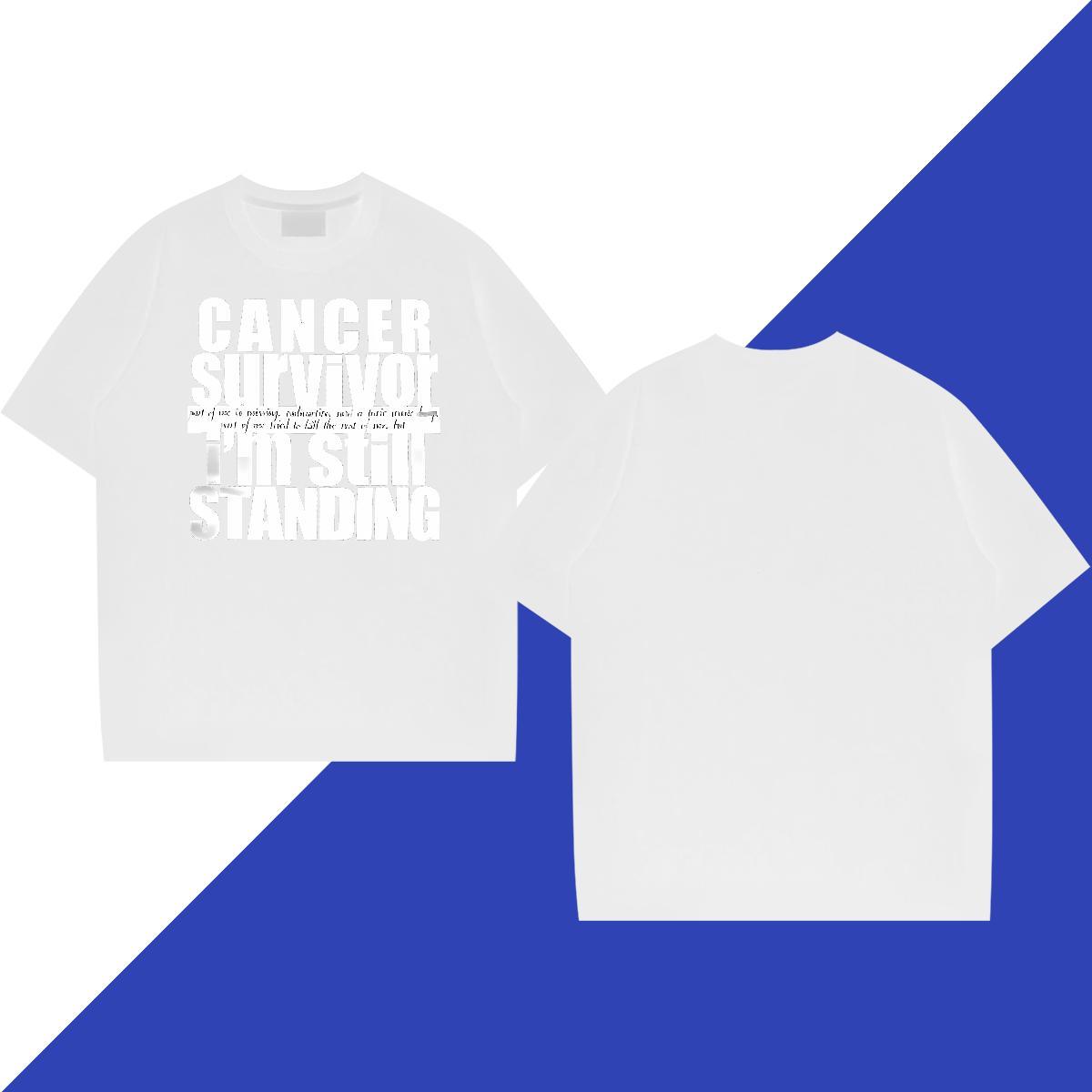 Cool Men Tops Tees Street 100% Cotton 230g DIY Logo Oversized Pure Cotton letter T-Shirts for Men Fashion Casual Top Tees