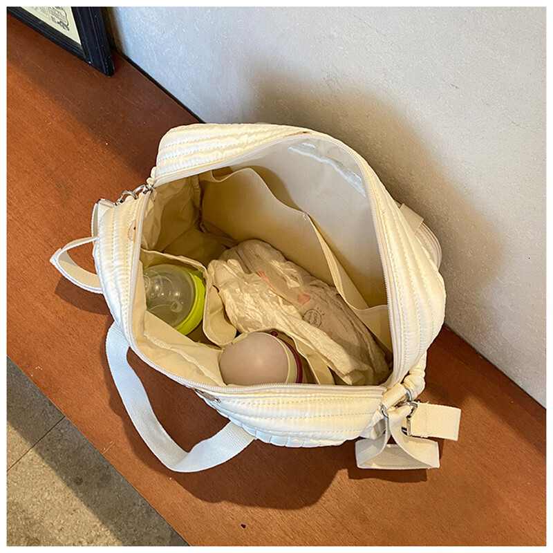 Women Crossbody bag Shoulder Bag Handbag Mummy Embroidery Quilted Stroller Diaper Storage Large Handbags