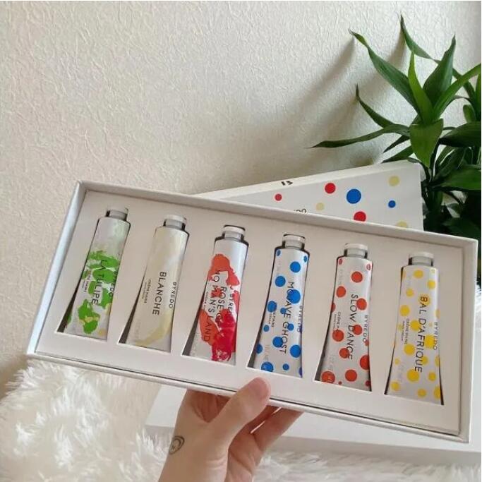 Hand Cream Fragrance Lotion 30Ml With 6Pcs Set Mojave Ghost Blanche La Tulipe Rose Of No Mans Land Slow Dance Bal Dafrique Hands Care Gift Box Fast Sh