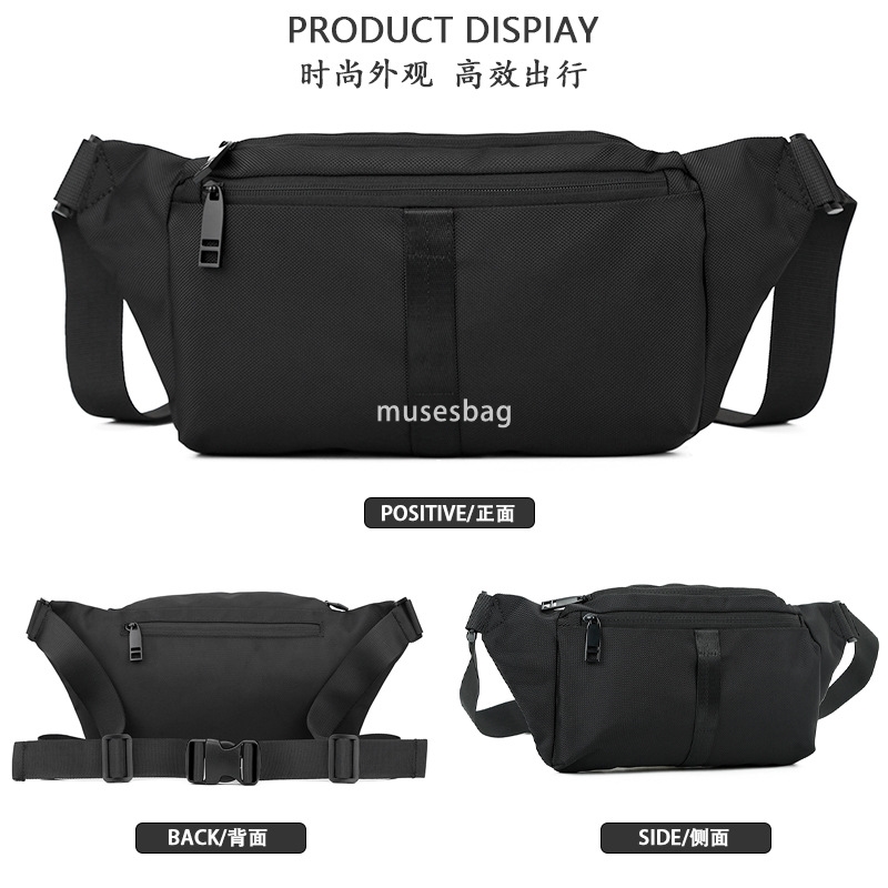 Japanese waist pack men's chest bag Student crossshoulder bag outside riding backpack mobile phone bag Men's small shoulder bag