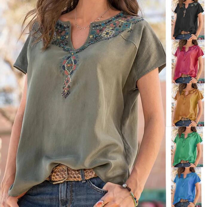 2024 Spring Winter Summer Women Tees Tops Plus Sizes Blouse