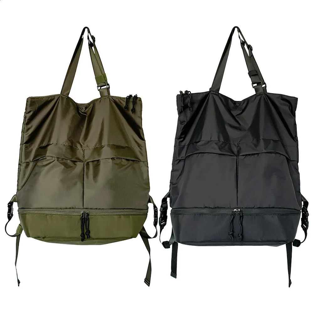 Unisex backpack large capacity student nylon waterproof womens fashionable portable school 240813