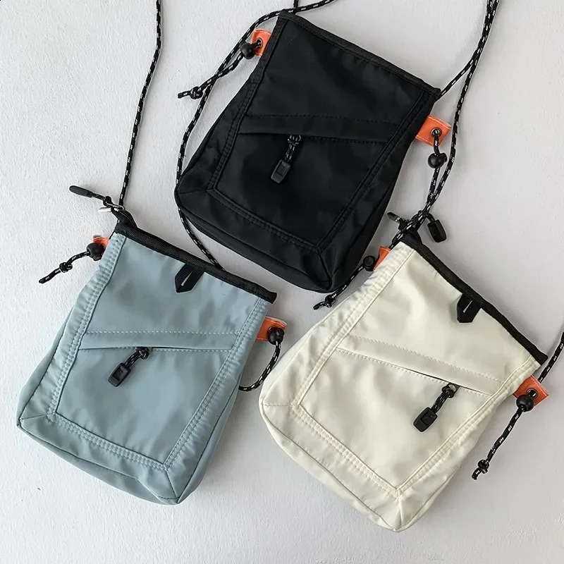 Mini Waterproof Messenger Bag Square Mobile Phone Casual Unisex Travel Handbag Shoulder Bags 240812