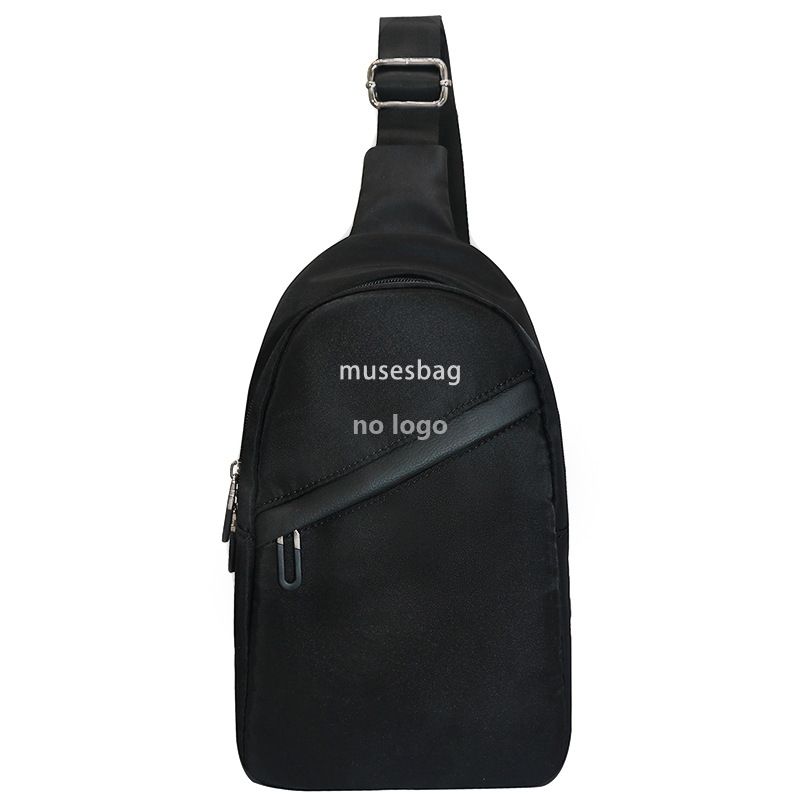 Cross-border new manufacturers men's chest bag crossbody bag shoulder bag men's waterproof canvas Oxford woven men's bag oblique should