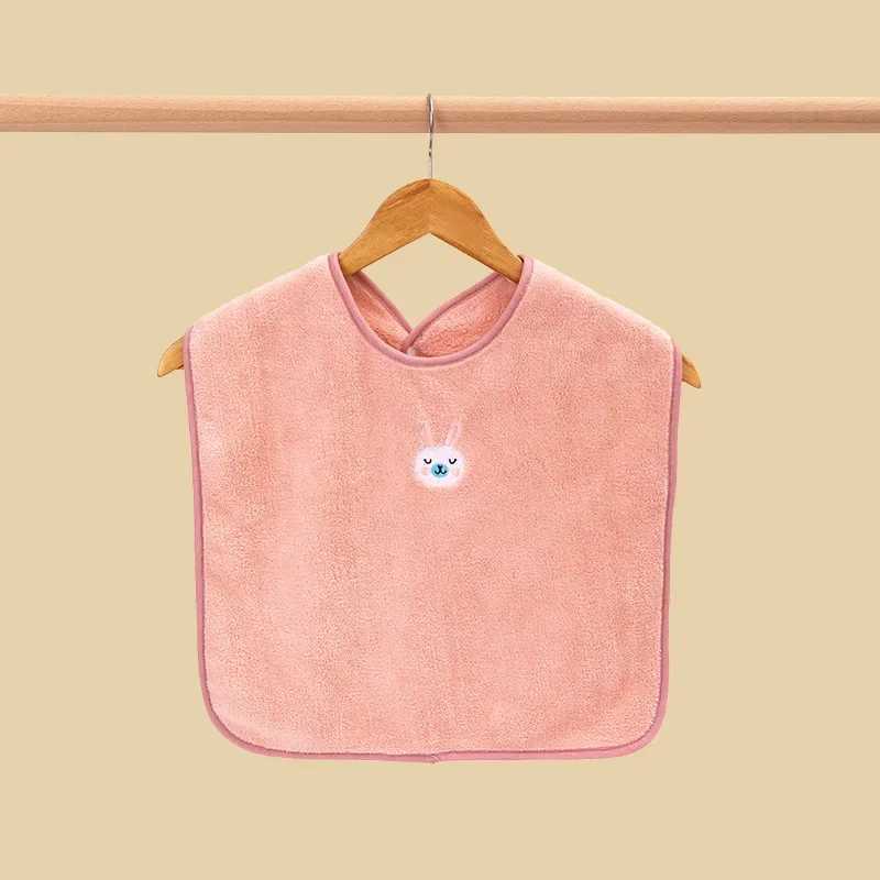 Bibs Burp Cloths 1 Pc Cute Toddler Feeding Bibs for Boy Girl Multifunctional Anti-wetting Wash Face Towel for Kids Cute Cartoon Animal Baby BibL4812