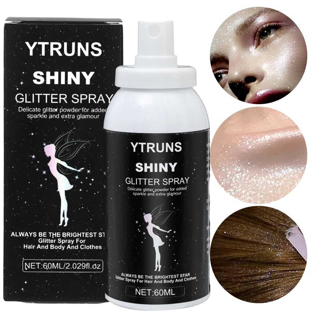 Liquid highlight spray glitter waterproof glitter body highlight powder face contour glitter pearl glitter makeup W240812