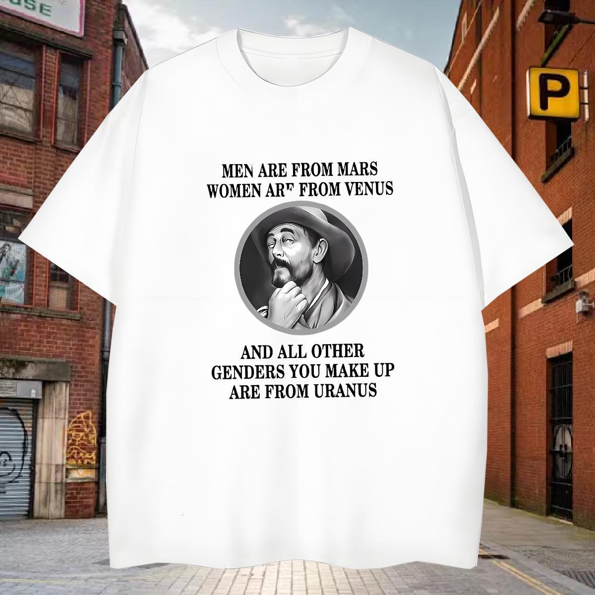 T-Shirts for Men 230g Pure Cotton portrait Hip Hop Breathable Short Sleeve Black White Tshirt for Man Woman Designer Wholesale Tshirts
