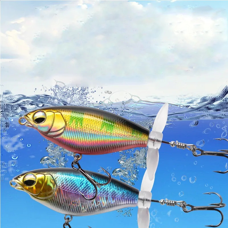 Rotating Bait Double Snail n Artificial Bait Hard Bait 6g 11g Bait Fishing Bass Mandarin Fish Tail Spinner Sea Fishing 240813