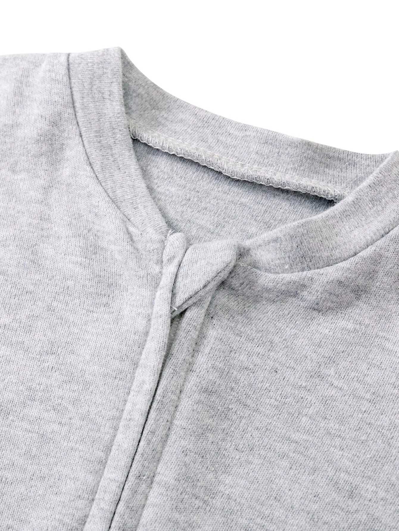 Newborn foot sleepwear zipper girl and boy jumpsuit long sleeved jumpsuit pure cotton white fashionable 0-12 month baby clothing W240812