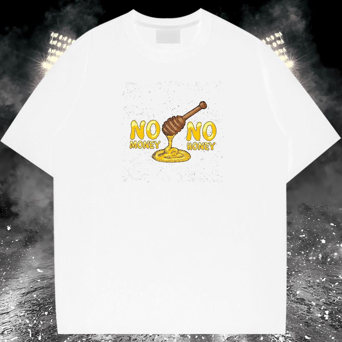 Brand letter T-Shirts for Men Street Men Tops Tees 230g Pure Cotton 2024 Designer Crew Neck Breathable Cartoon Printing L-4XL Top Tees
