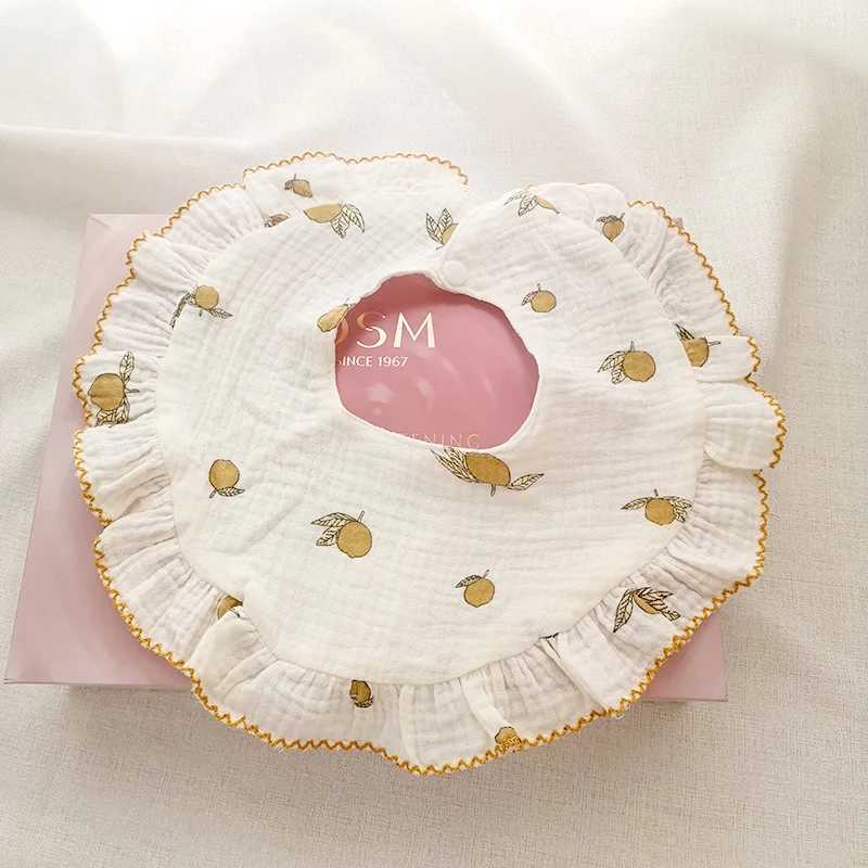 Bibs Burp Cloths New Sweet Floral Lace Baby Feeding Drool Bib Infants Saliva Towel Soft Cotton Burp Cloth For Newborn Toddler Kids Boy Girl BibsL4812