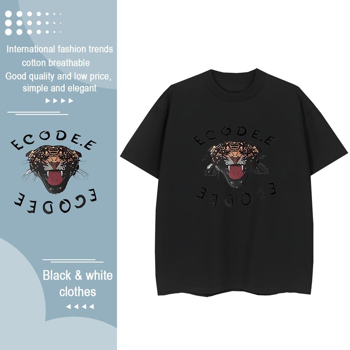 Comfortable Man T Shirts Breathable Soft Street Wear Anime 230g Pure Cotton Men Tees Fashion Designer Clothes