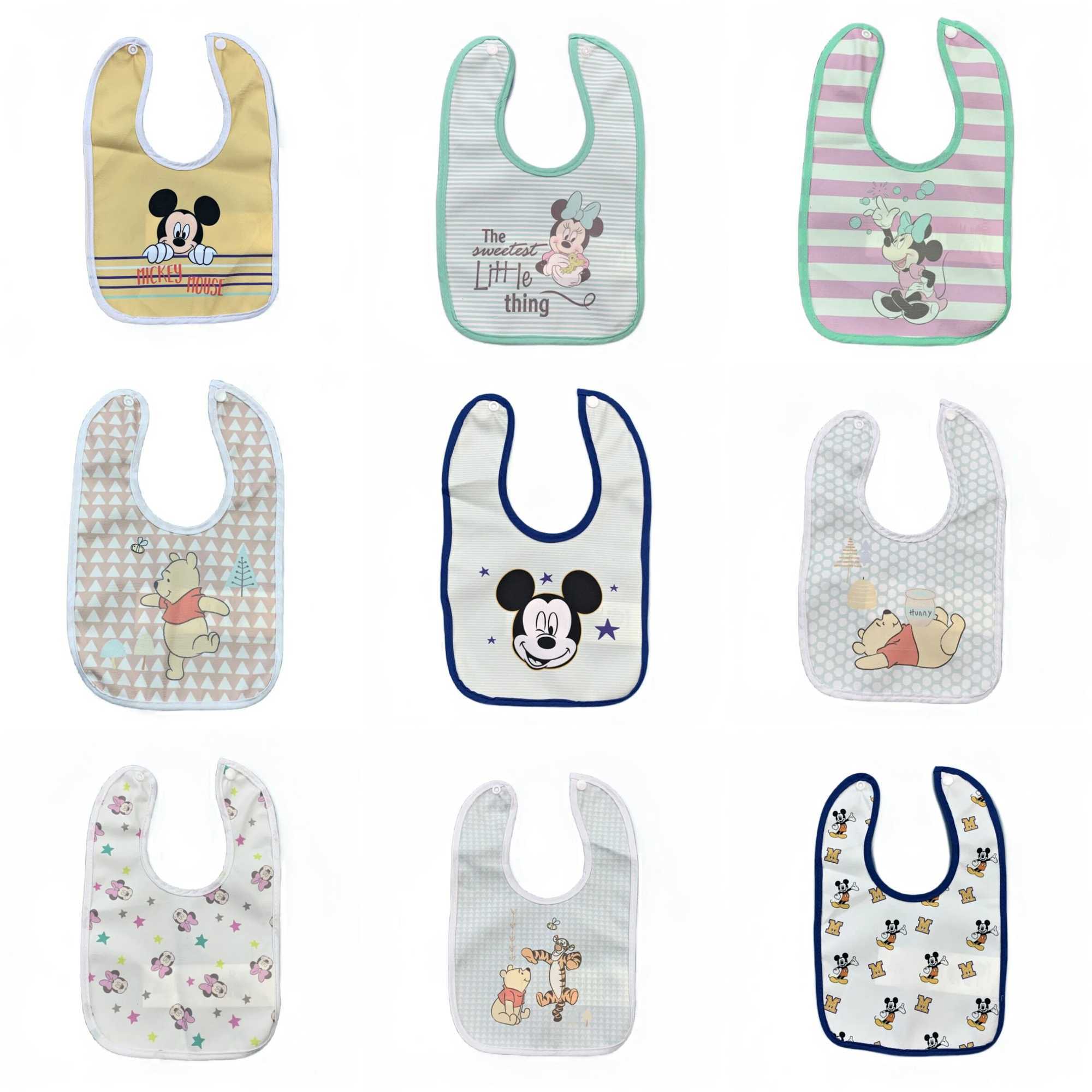 Bibs Burp Cloths Baby Girl Boy Feeding Bibs Waterproof Apron Cartoon Towel Kids Toddler Dinner baberos Bandanas Burp ClothsL4812