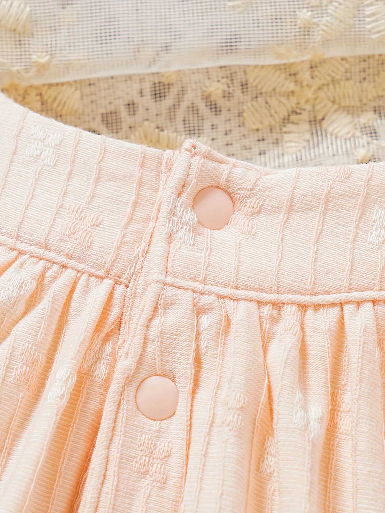 Baby Cute Rabbit Patch Cotton Tight Cute Artificial Two Piece Hat Set Onesie Spring Clothing for Baby Girls W240812