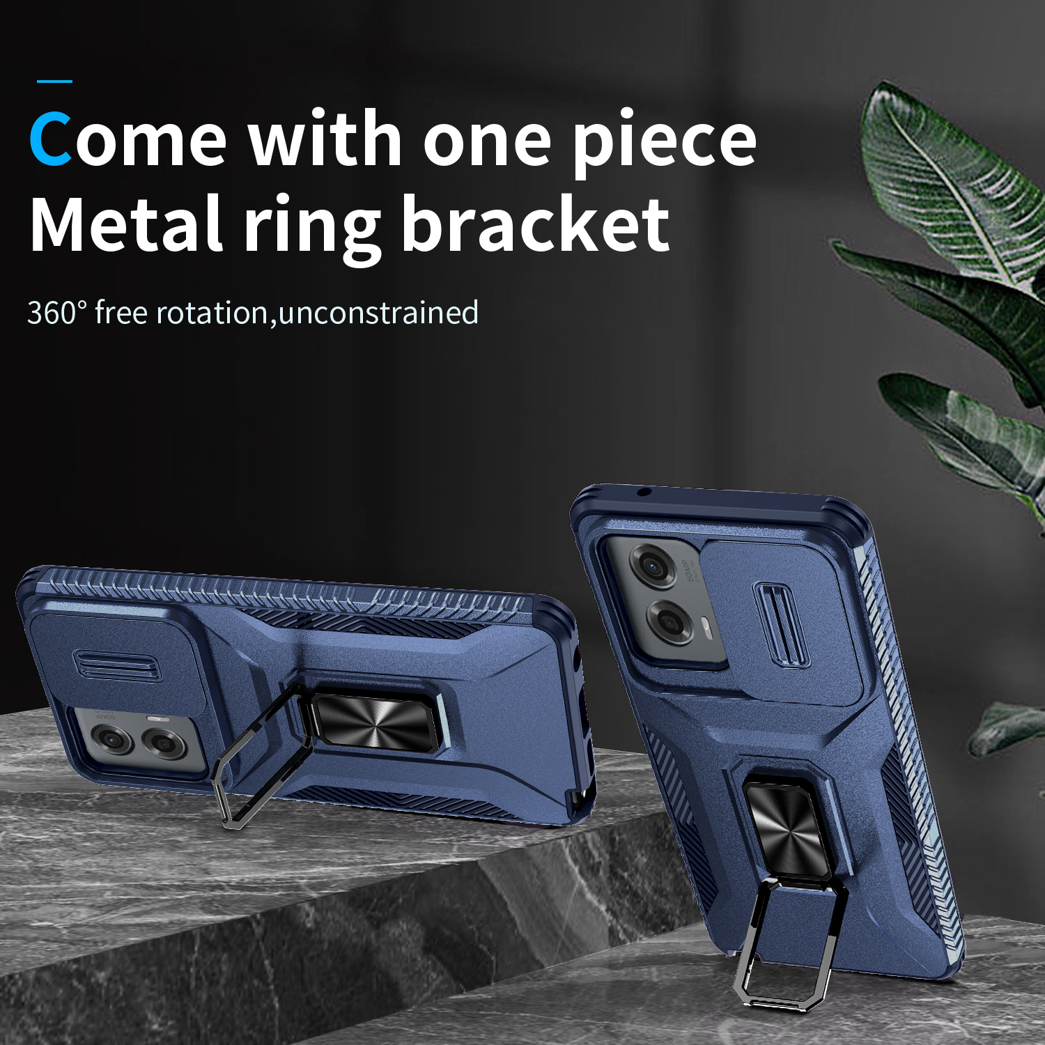 Reaper Military Grade Rugged Armor Cases Slide Camera Protection Ring Stand Shockproof Cover For MOTO Edge G 5G 2024 Power Play Stylus G22 Google Pixe