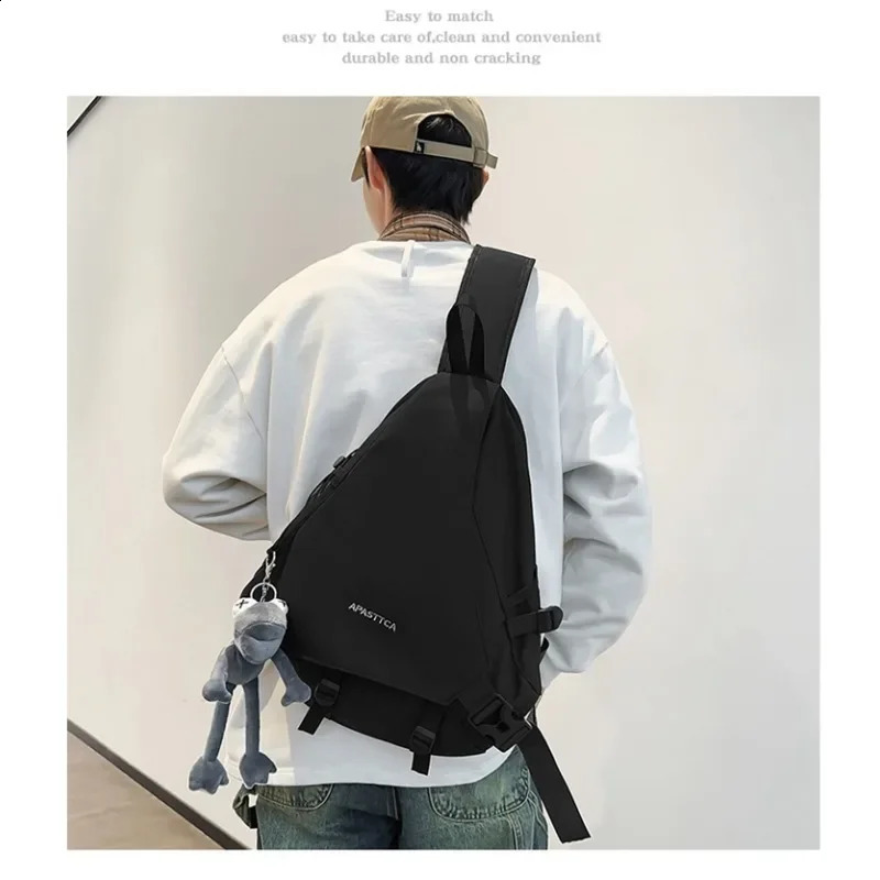 Luggage Mens Cross Bag Multi functional Casual Shoulder Backpack Large Capacity Couple Style Bolsa w240813