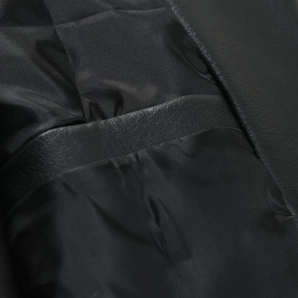 Autumn Mens Fashion Leather Jacket Slim Fit Stand Collar Pu Jacket Male Anti-Wind Motorcycle Zipper Jackets Men Outerwear 240813