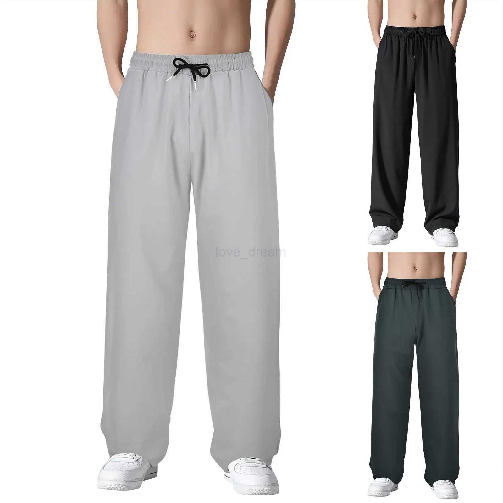 Man Pants TracksuitLuxury Sweatpants Sportswear Gym Workwear Summer Joggers Baggy Y2k Straight Big-Size Trousers PantalonesXJ240813