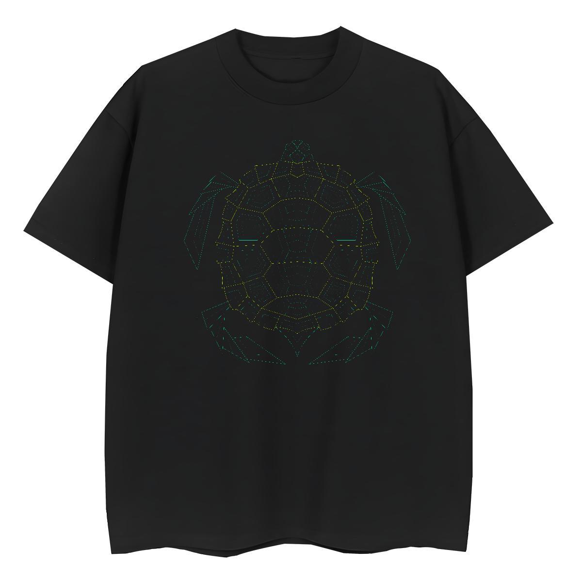 Popular Mens T Shirts tortoise Breathable Crew Neck Street wear Hip Hop Plus Size Custom 230g 100% Cotton Tshirt for Man Woman 2024 DIY Tees