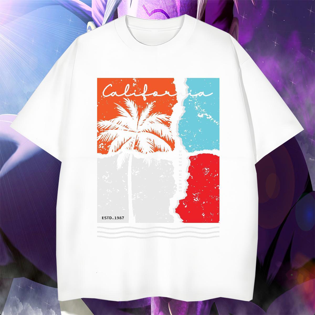 High Quality tree Mens T Shirts Outdoor Men Tees 230g Cotton Designer Fashion Breathable Crew Neck DIY Printed Clothes