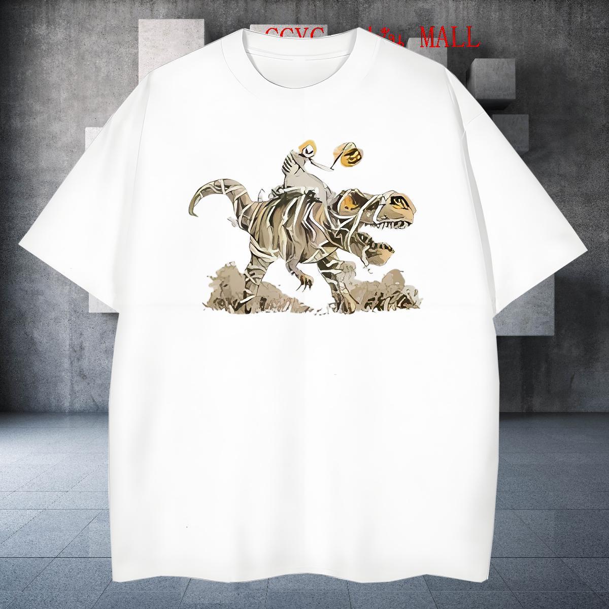 TOP Quality T Shirt For Man halloween Round Neck Short Sleeve Daily Wear Custom Big Size 230g 100% Cotton Tshirt for Man Woman 2024 New Tops