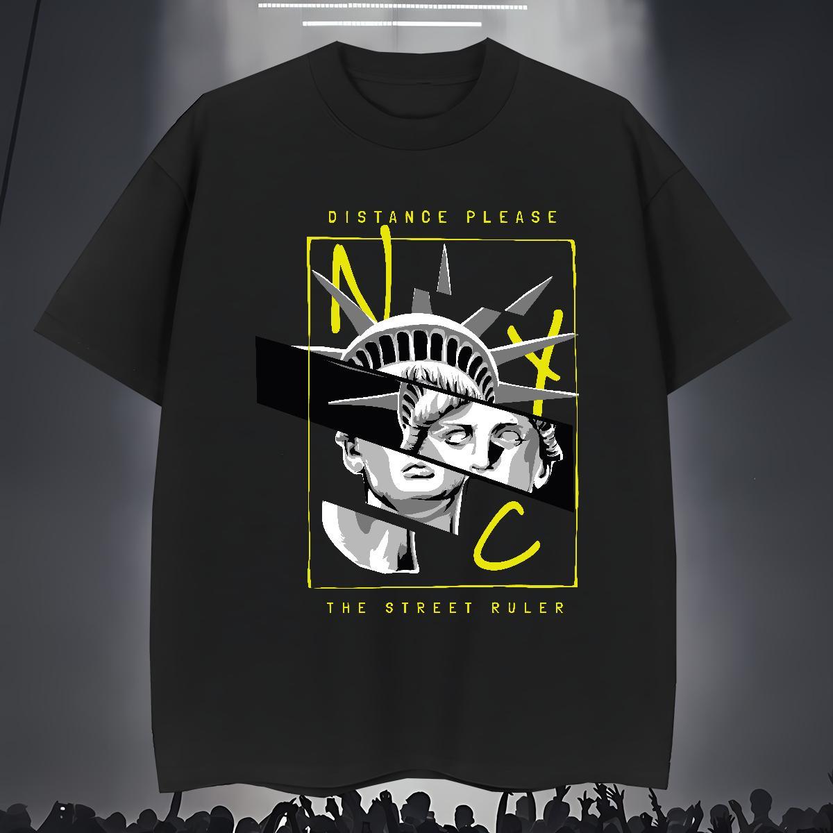 Man T Shirts 230g 100% Cotton portrait Home Outdoor Short Sleeve O-Neck DIY Anime Men Tops Tees Factory Direct Designer Clothings