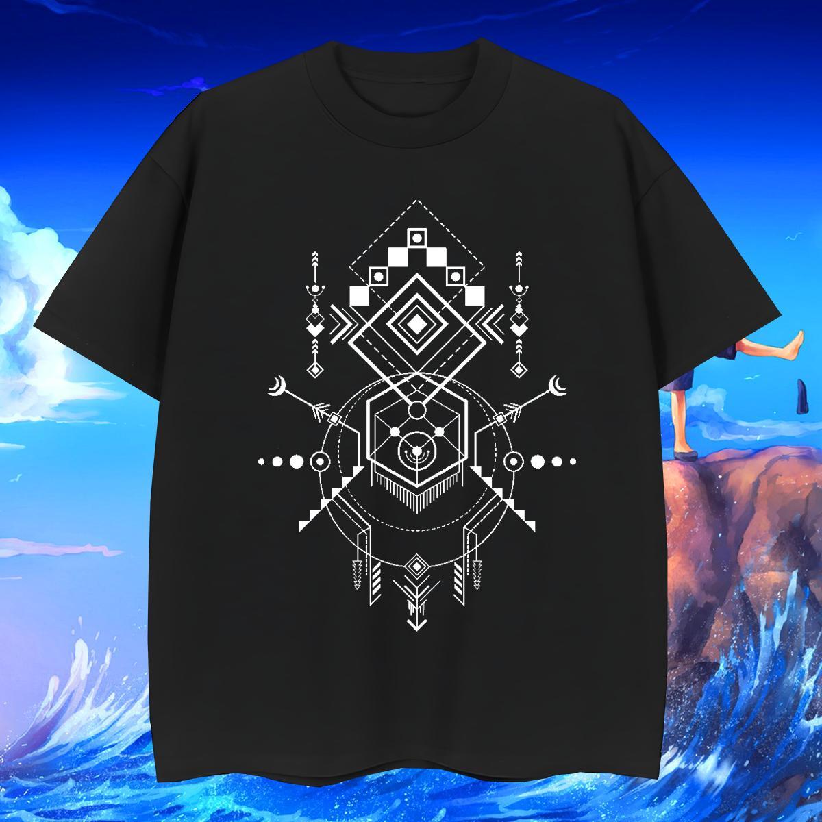T-Shirts for Men 230g Cotton Lines Casual Beach Breathable Crew Neck Plus Size Custom Men Tops Tees Fashion Design Loose Polos