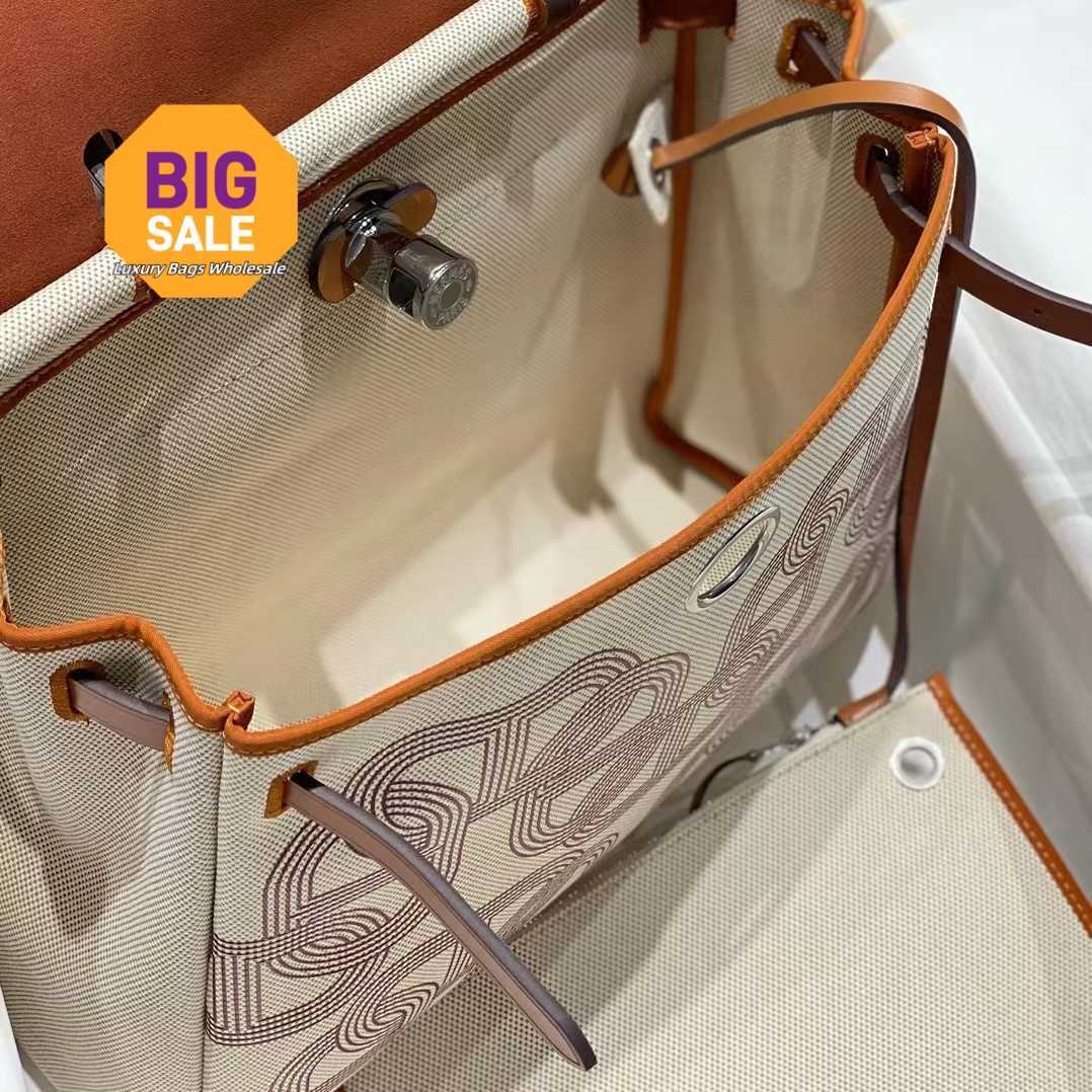 Designer 2024 31Cm Leather Tote Travel Bag Original Leather Inseam Coffee Color Printing 0Gv2