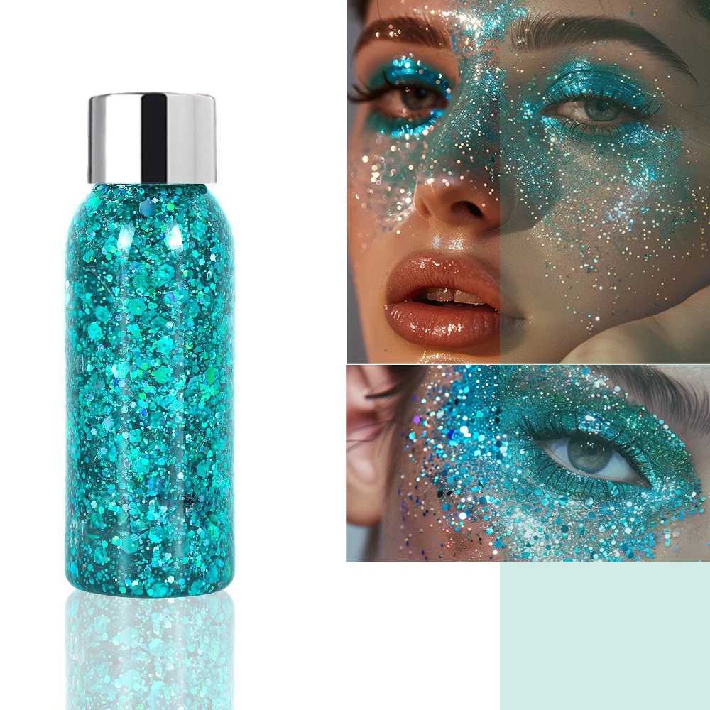 3 body glitter gel face glitter makeup party glitter gel eye shadow hair glitter gel for bar makeup W240812