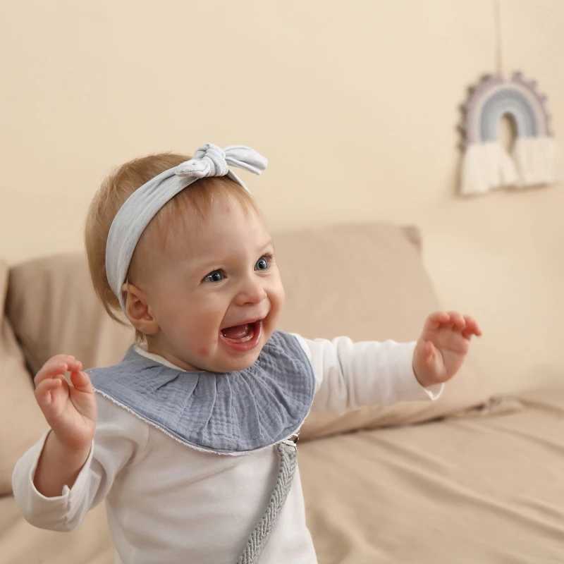 Bibs Burp Cloths Baby Feeding Drool Bib Collar Decoration Saliva Towel Soft Cotton Scarf Burp Cloth for Newborn Toddler G99CL4812