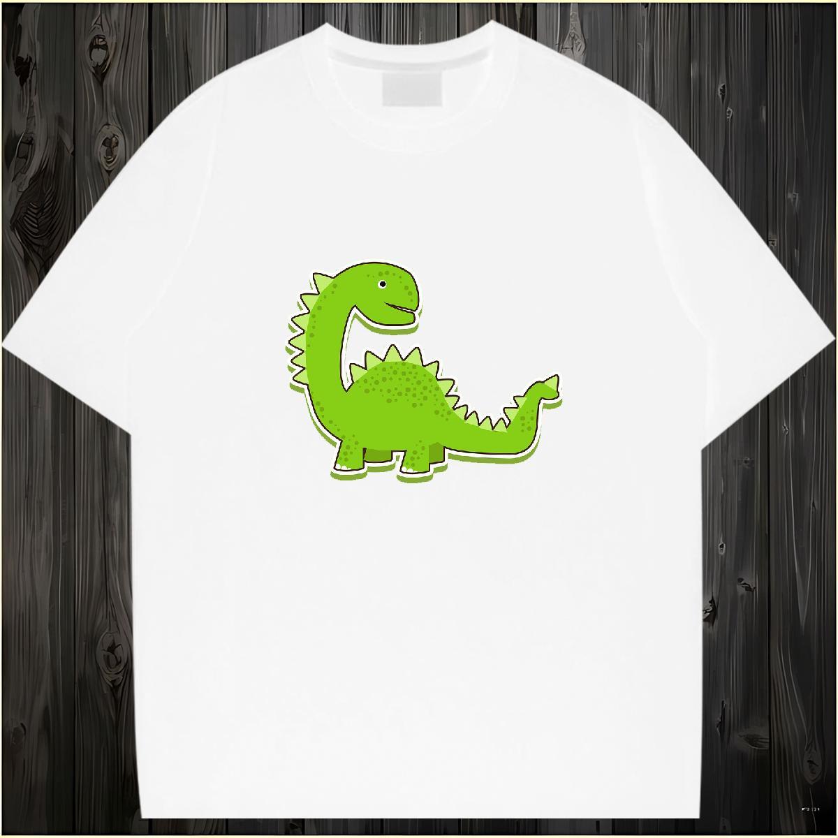 Cool Design dinosaur Mens T Shirts Hip Hop Men Tshirts 230g Cotton Free Shipping Breathable Soft Cartoon Printing L-4XL Tees