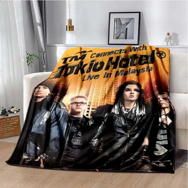 Living Blanket Hotel Art Throws Print Home Tokio Room Fashionable Sofa Sleeping Blanket Bedding Supplies Warm Cover Blanket GiftXJ2408