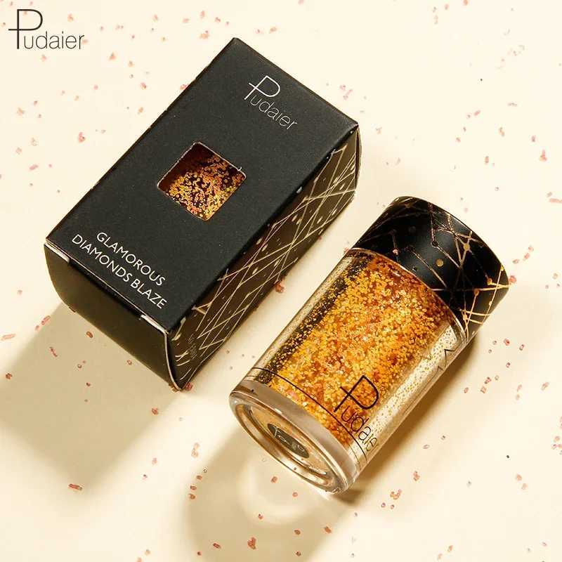 Flash holographic sequins flash shimmer pigment eye shadow tattoo lips nails body flash festival eye makeup powder W240812