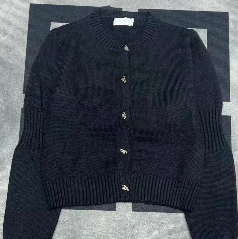 Designer Cardigan Sweater Women's Autumn Round Neck Fashion Long Sleeve Women's High Quality Cardigan Knitted Women's Sweater Coat