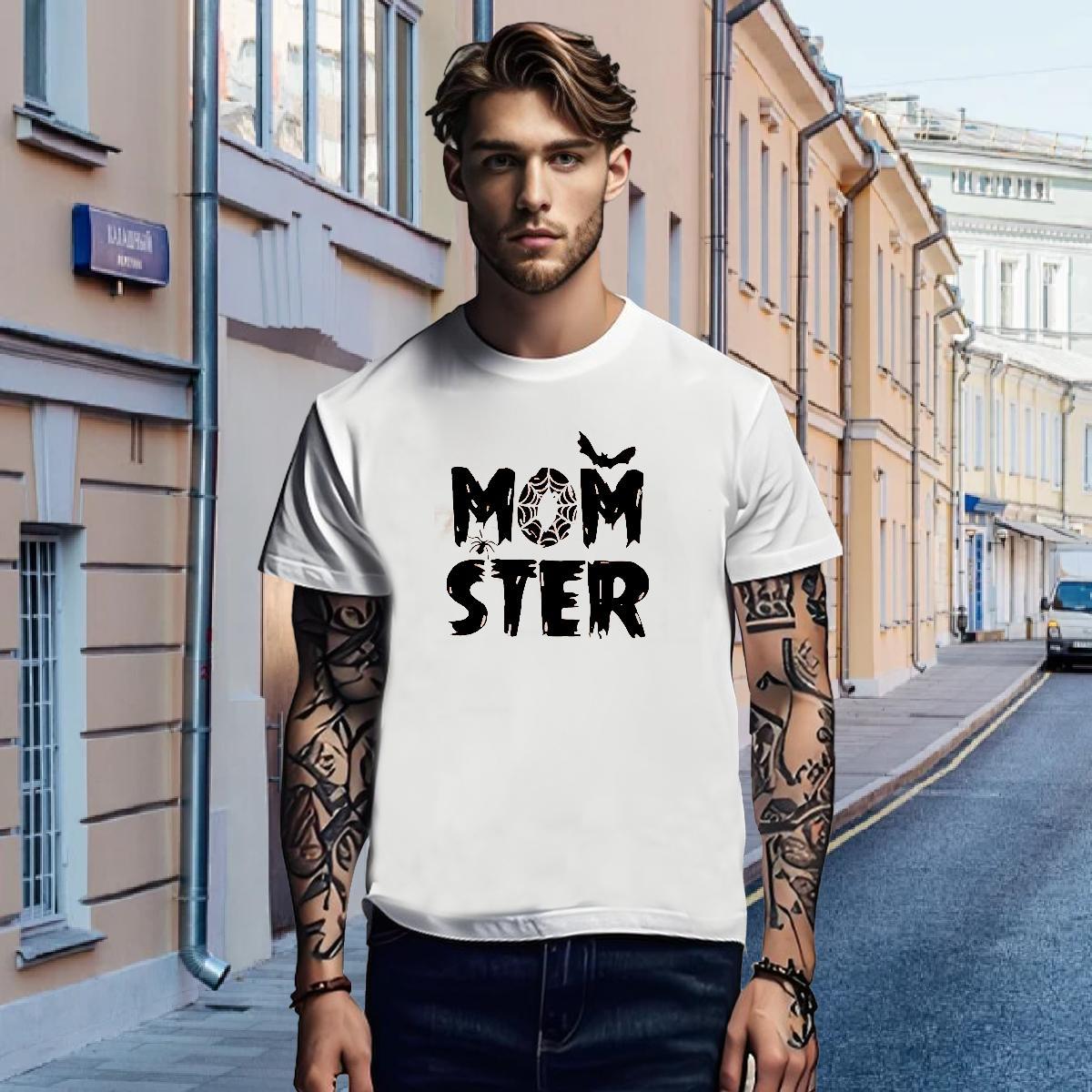 T Shirts Men 230g 100% Cotton halloween Anime Printing Street Breathable DIY Printed Tshirt for Man Woman New Arrival Unisex Polos