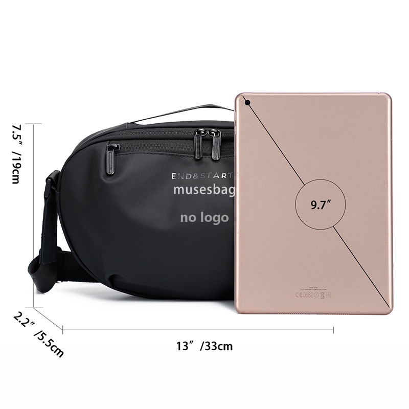 Crossbody bag men's charter can shoulder men's ins fashion Fanny pack high-grade sense niche men's single shoulder backpack small bag