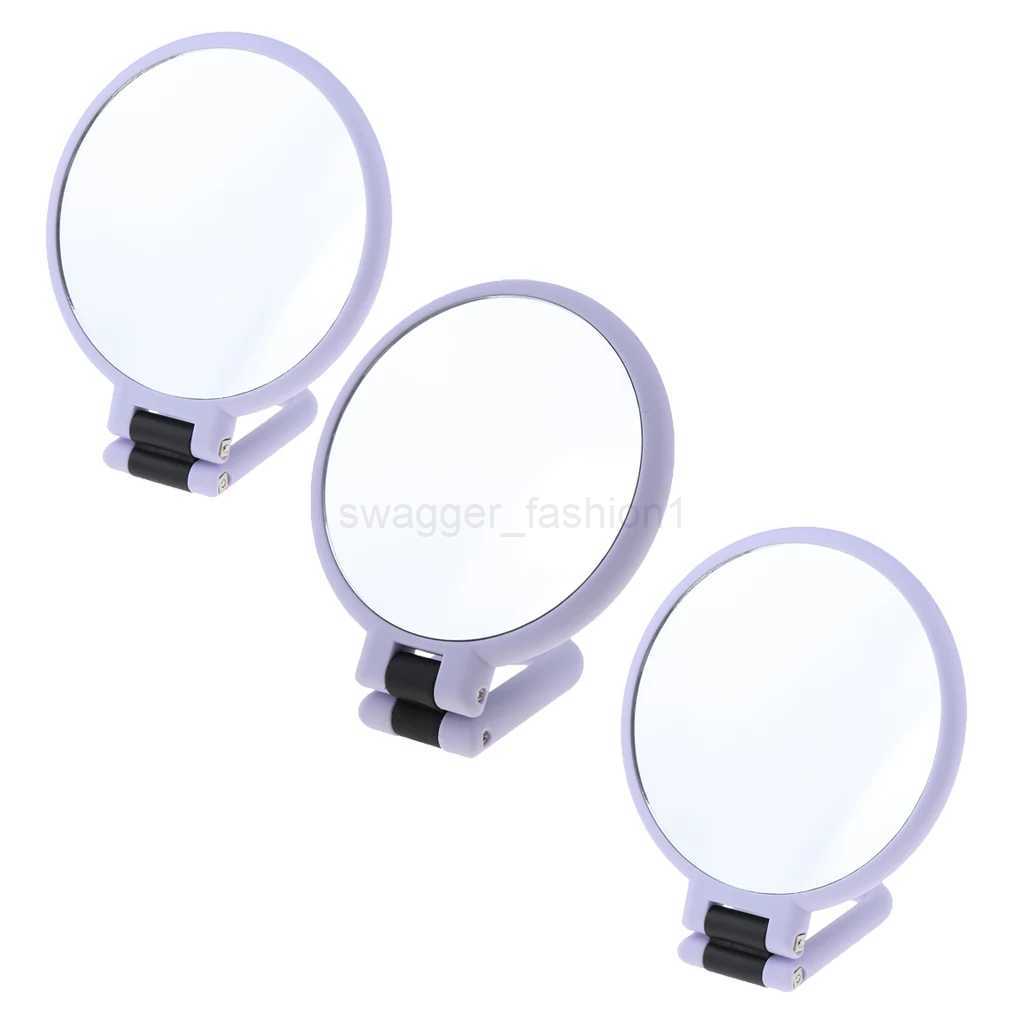 Magnifying Makeup Mirror Double Sided Hand Held Mirror with Stand for Women Travel Compact Mirror - 2x/3x/15x MagnificationXJ240813