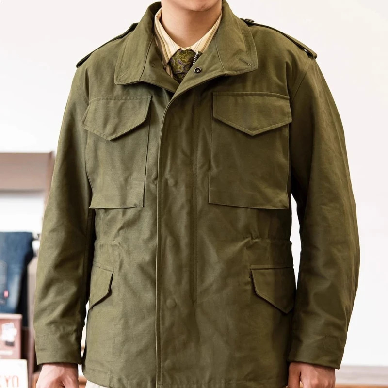 American retro stand up collar mens plus size workwear loose casual high street jacket windproof top 240812