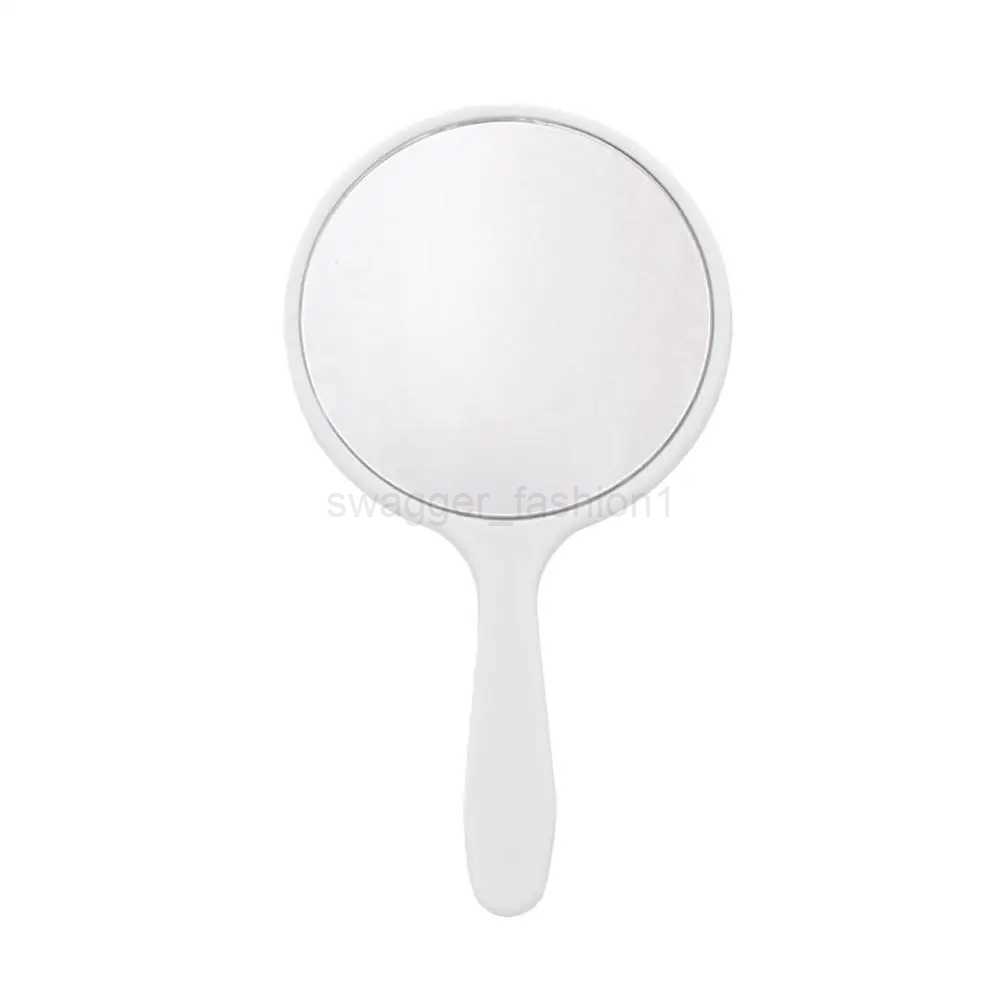 Hand Held Plastic Mini Makeup Mirror Portable Small Pocket Vanity Handle Compact Plastic Mirror With Handheld Mirror Z7x7XJ240813
